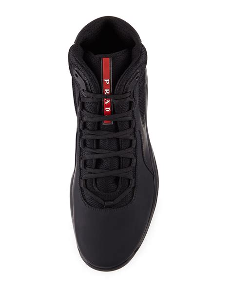 prada america's cup high top black|prada america's cup stockx.